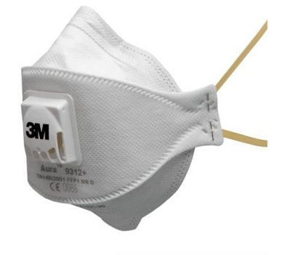 Slika 3M maska zaštitna sa ventilom (FFP1) 09312