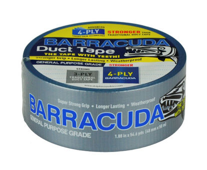 Slika TRAKA DUCT(AMERICAN)BARRACUDA - GENERAL  srebro/plava BARA BLUS/BL 48mmx50m