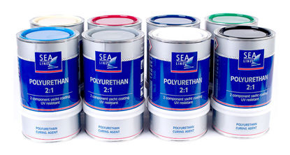 Slika SEA LINE  Polyuretan Topcoat 2:1  0,75L Bijeli SET