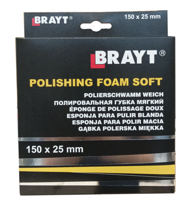 Slika BRAYT spužva za poliranje SOFT siva 150mm