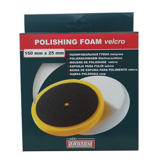Slika GoldLine Spužva za poliranje 150mm*25mm tvrda BIJELA