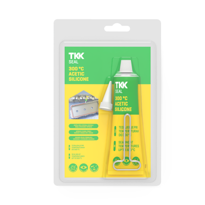 Slika TKK-SEAL 300 C Acetat silicone 60 ml crvena