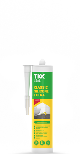 Slika TKK-SEAL Classic silicone EXTRA 300 ml bijela Acetat/Sanitar PRO