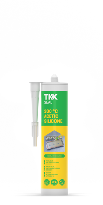 Slika TKK-SEAL 300 C Acetat silicone 300 ml crna
