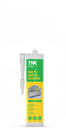 Slika TKK-SEAL 300 C Acetat silicone 300 ml crna