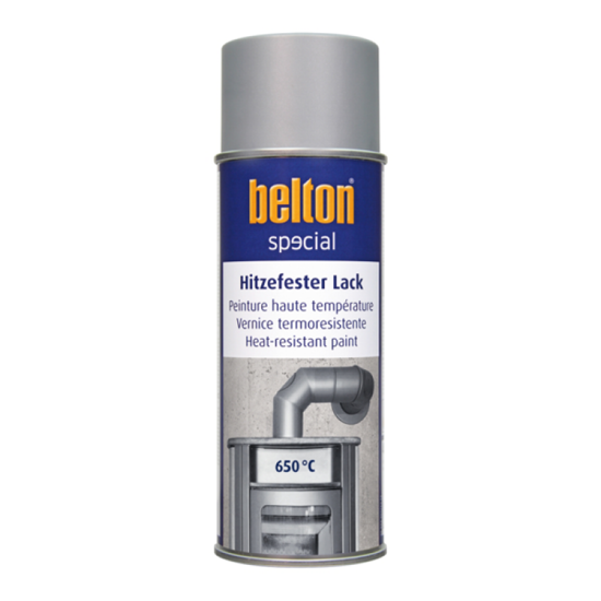 Slika Belton specijal sprej 400ml za visoke temp.650C srebro boja