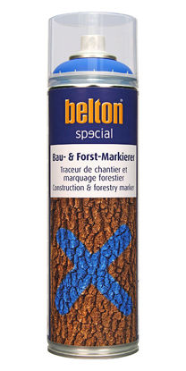 Slika Belton specijal sprej 500ml Marker za šumarstvo i građ. plava