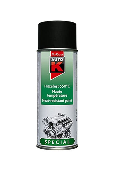 Slika Auto-K Boja za visoke temperature CRNA 650C 400 ml