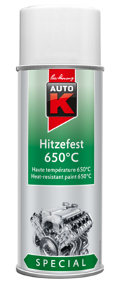 Slika Auto-K Boja za visoke temperature BIJELA 650C 400 ml