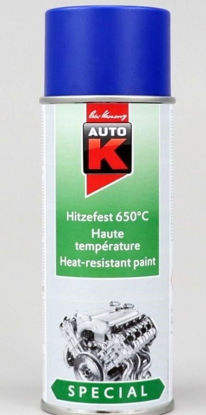 Slika Auto-K Boja za visoke temperature PLAVA 650C 400 ml