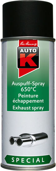 Slika Auto-K Boja za auspuhe CRNA 650C 400 ml