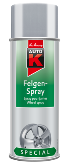 Slika Auto-K Boja za felge u spreju Srebrna 400 ml