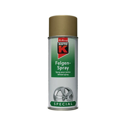 Slika Auto-K Boja za felge u spreju Zlatna 400 ml