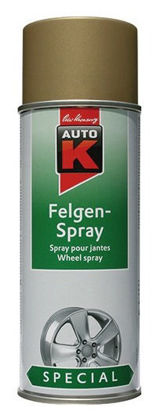 Slika Auto-K Boja za felge u spreju Zlatna 400 ml