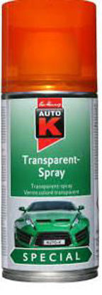 Slika Auto-K Transparent sprej NARANČASTI  150 ml