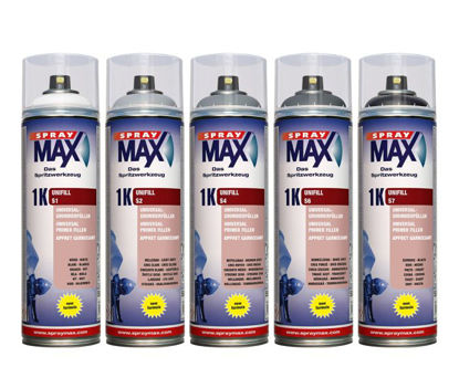 Slika SprayMAX 1K Debeloslojni Filler S1 Bijeli 500 ml