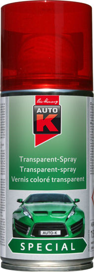 Slika Auto-K Transparent sprej CRVENI 150 ml