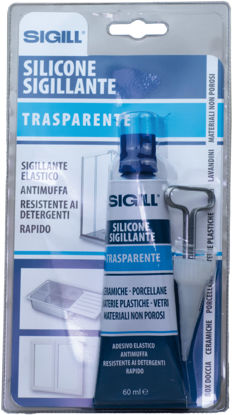 Slika Silikonski kit SIGILL 60ml BLISTER Transparent
